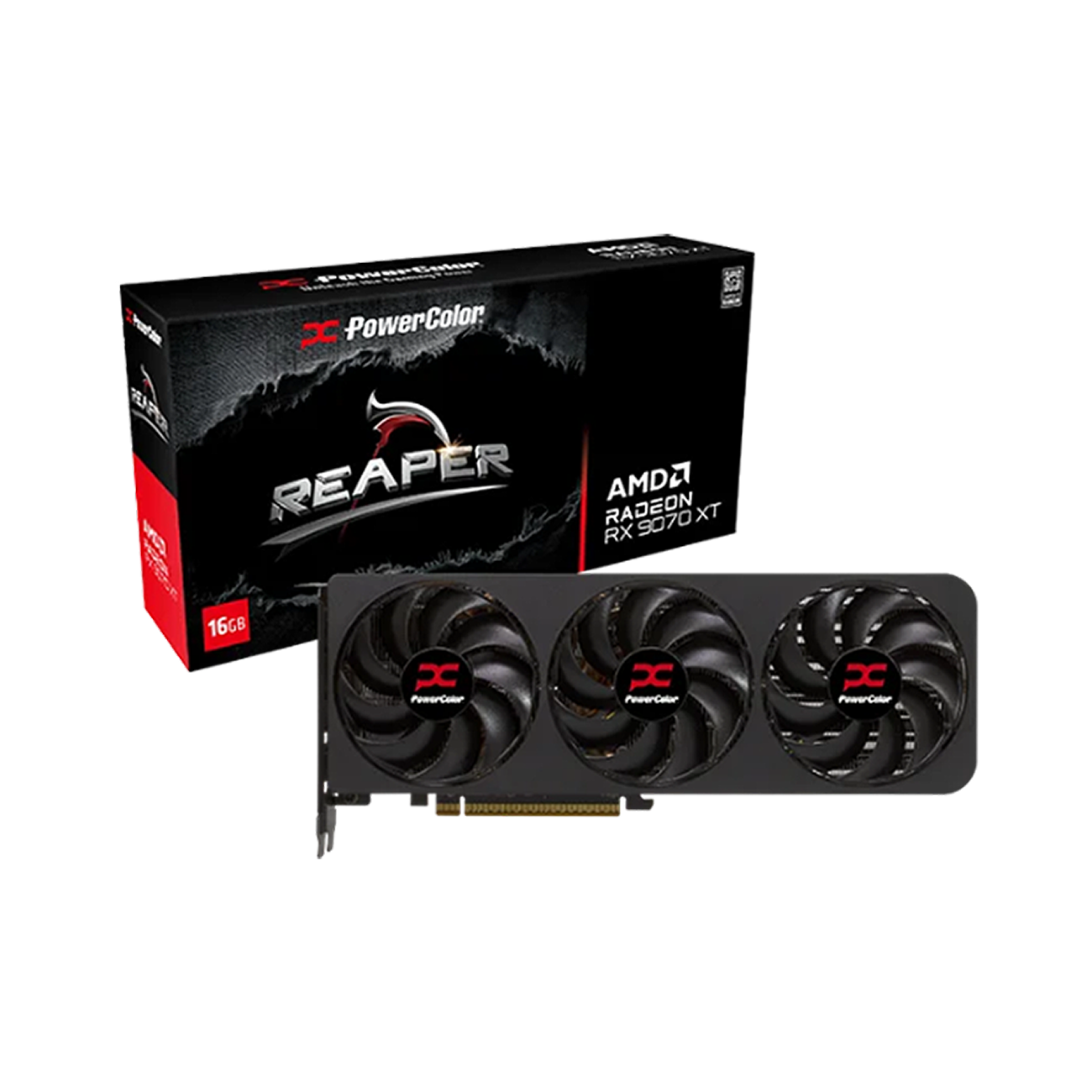 PowerColor Reaper AMD Radeon™ RX 9070 XT 16GB GDDR6 – Turbo