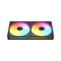 Cougar Unity 240 RB ARGB | Dual 120mm Reverse-Blade Fan Set | Black