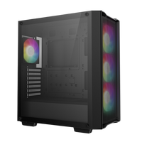 DeepCool CC560 MESH V2 ATX Mid Tower Airflow Gaming Chassis – Black