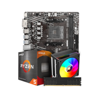 AMD Ryzen™ 5 4500 AM4 Upgrade Kit – MSI A520M-PRO, 16GB DDR4-3200, 120mm ARGB Cooler