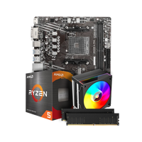AMD Ryzen™ 5 4500 AM4 Upgrade Kit – MSI A520M-PRO, 32GB DDR4-3200, 120mm ARGB Cooler