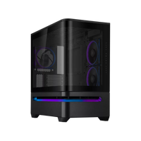ASUS Prime AP202 ARGB Black Micro-ATX Tempered Glass Case