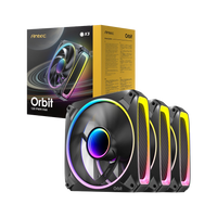Antec ORBIT PWM 120mm ARGB Fan 3 Pack – Black