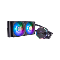 Cooler Master MasterLiquid PL240 Flux 240mm Black RGB All-In-One Liquid CPU Cooler