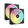 Corsair iCUE LINK QX120 RGB 120mm PWM PC Fans Starter Kit with iCUE LINK System Hub