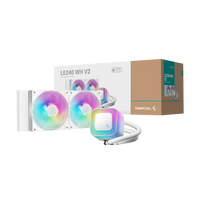 DeepCool LE240 V2 240mm ARGB AIO CPU Liquid Cooler – White