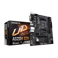 GIGABYTE A520M-S2H – Micro ATX AMD Motherboard