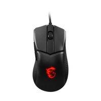 MSI Clutch GM31 Lightweight Gaming Mouse Black – 12000 DPI, Ultra-Light, RGB