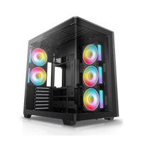 DeepCool CG590U 5F ATX ARGB Gaming Chassis - Black