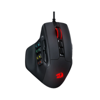 Redragon M811 AATROX RGB MMO Wired Gaming Mouse - 12400 DPI, 15 Programmable Buttons
