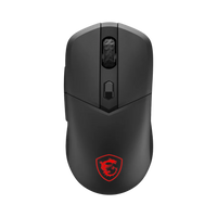 MSI Versa 300 Wireless Gaming Mouse Black – 8000 DPI Optical Sensor, Tri-Mode Connectivity (2.4GHz + Bluetooth 5.3 + Wired), 6 Buttons, 50-Hour Battery, 60g Lightweight