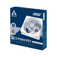 ARCTIC P12 PWM PST 120mm 0dB Fan - White