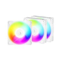 ARCTIC P14 Pro Reverse A-RGB 140mm PWM Fan - White (3 Pack)