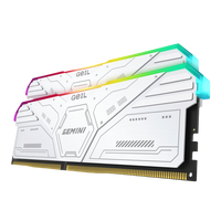 GeiL Gemini RGB 32GB KIT(2X16GB) 6000MHz DDR5 Desktop Gaming Memory – White