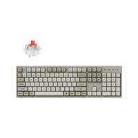 Keychron C2 Pro 100% Full-Size 8K Hot-Swap RGB Wired Mechanical Keyboard - Super Red Switch