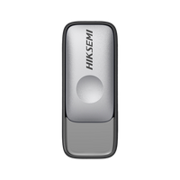 HIKSEMI Pully 64GB USB 3.2 Flash Drive - Silver/Black