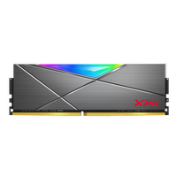 XPG SPECTRIX D50 RGB 16GB DDR4 3600MHz Desktop Memory - CL18, Tungsten Grey