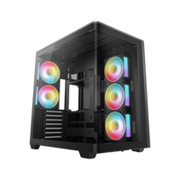 DeepCool CG590U 5F ATX ARGB Gaming Case - Black