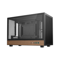DeepCool CH260 Wood mATX Gaming Chassis - Black
