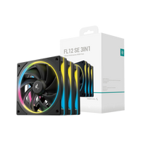 DeepCool FL12 SE 3-in-1 ARGB 120mm Fan Pack - Black