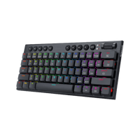 Redragon Horus Mini 61-Key Low Profile RGB Mechanical Gaming Keyboard - Black