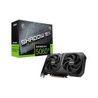 MSI GeForce RTX 5060 Ti SHADOW 2X OC PLUS 8GB GDDR7 Graphics Card