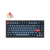 Keychron V1 Max QMK/VIA Wireless Custom Mechanical Keyboard | Gateron Jupiter Banana Switches - Black